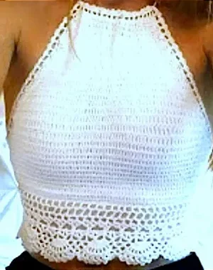 Cropped Crochê Princesa