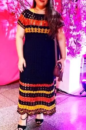 Vestido Crochê Babi